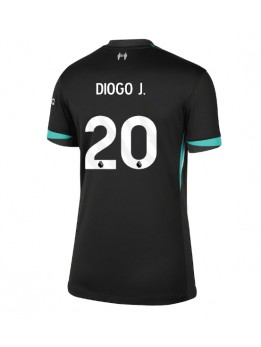 Liverpool Diogo Jota #20 Replika Borta Kläder Dam 2024-25 Kortärmad